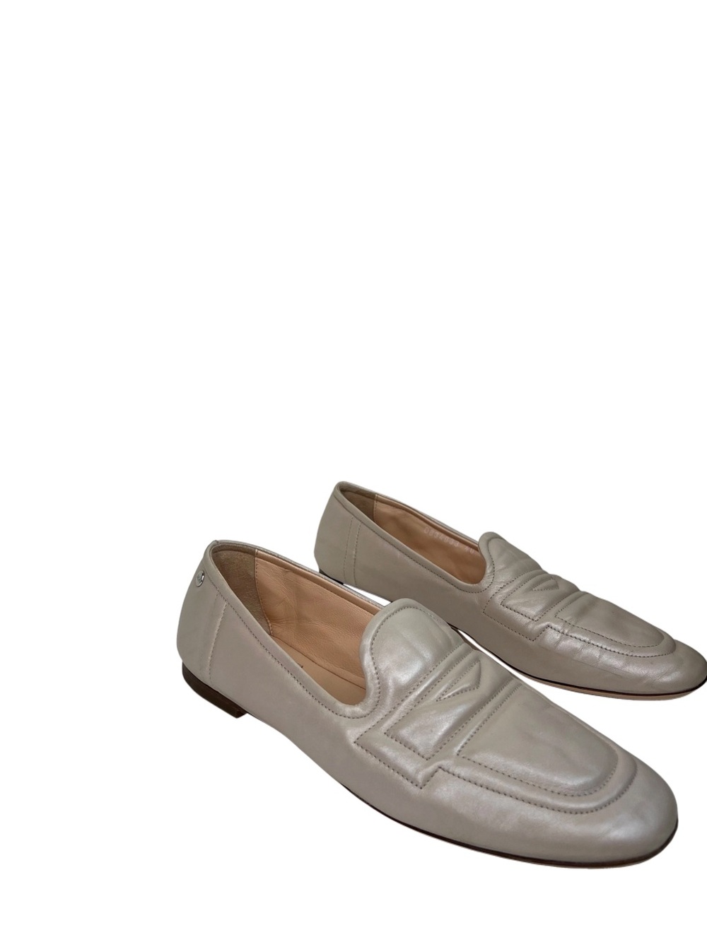 AGL Cher Stitch Leather Penny Loafer Pearl Leather Slip-On Shoes EU 40 - Picture 2 of 13